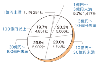 100億円以上 23.9%など